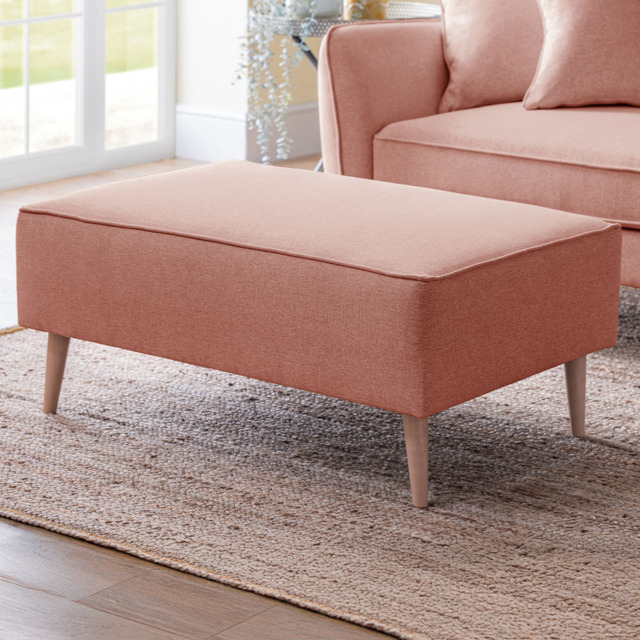 Opry Faro Coral Footstool - image 1