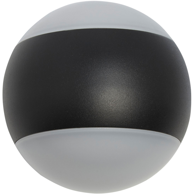 Lighting Collection IP65 Eclipse Sphere LED Outdoor Wall Light - image 1