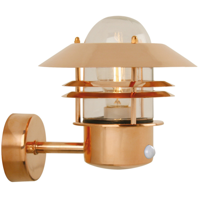 Nordlux Blokhus Copper Up Sensor Wall Light - image 1