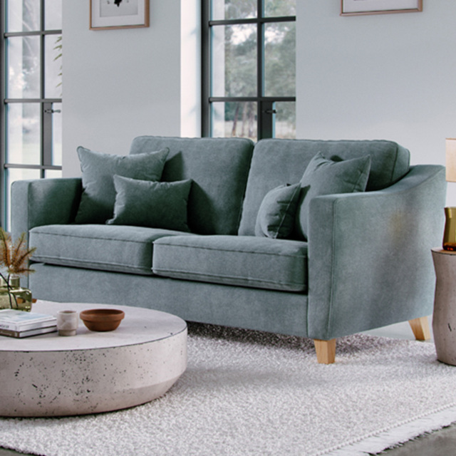 Marlon City Denim 2 Seater Medium Sofa - image 1