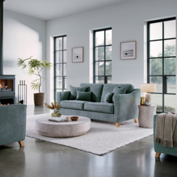 Marlon City Denim 2 Seater Medium Sofa - thumbnail 3