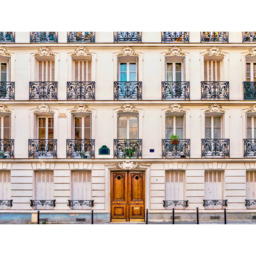 Grandeco Parisain Facade Multicolour 7 Lane Wall Mural - thumbnail 2
