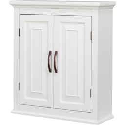 Teamson Home St. James White 2 Door Removable Wall Cabinet - thumbnail 4