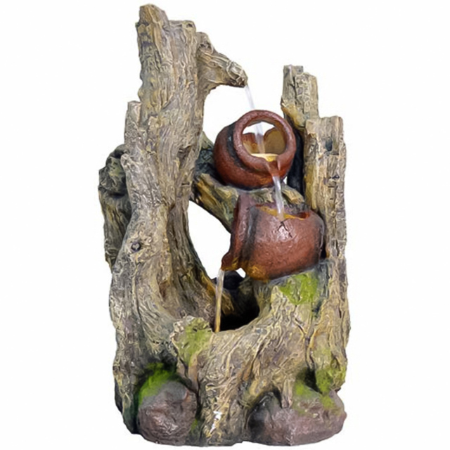 Tranquillity Mains Powered Hemlock LED Water Feature - image 1