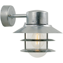 Nordlux Blokhus Galvanised Down Wall Light - thumbnail 1