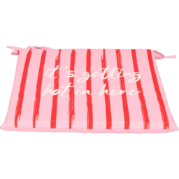 Pack of 2 Zing and Zest Outdoor Seat Pads Pink - thumbnail 3