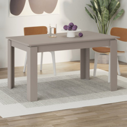 Decortie Tolmen Light Mocha 6 Seater Extendable Dining Table Rectangular Table - thumbnail 1