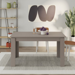 Decortie Tolmen Light Mocha 6 Seater Extendable Dining Table Rectangular Table - thumbnail 4