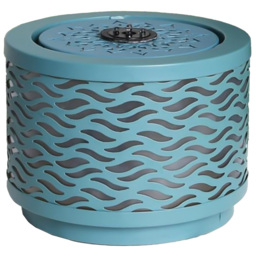 Wave Effect Tabletop Water Feature - Blue - thumbnail 1