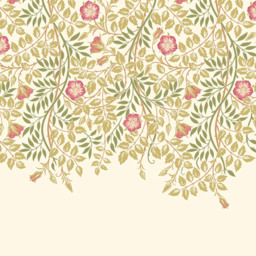 Origin Murals Cascading Rosehip Pink Wall Mural - thumbnail 2