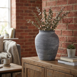 Elodie Grey Vase - thumbnail 4