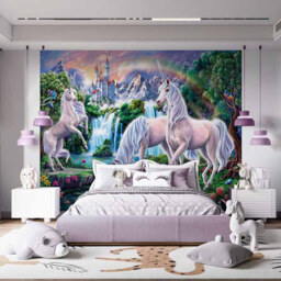 Walltastic Unicorn Paradise Wall Mural - thumbnail 1