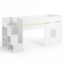 Flair Marlowe Single Mid Sleeper Bed with Steps and Storage - thumbnail 2