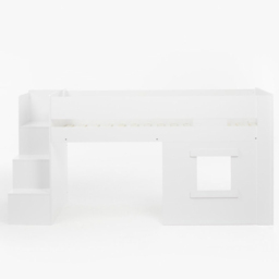 Flair Marlowe Single Mid Sleeper Bed with Steps and Storage - thumbnail 3