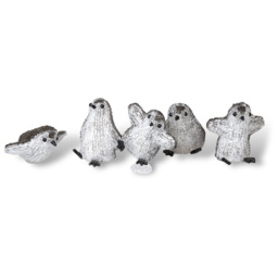 St Helens 5 Pack Acrylic Penguins LED Christmas Decoration - thumbnail 2
