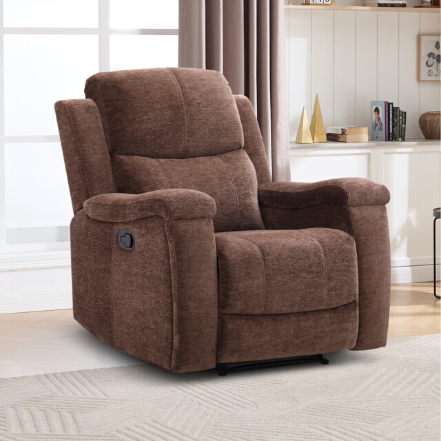 Ledbury Recliner Chair - Dark Brown - image 1