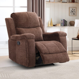 Ledbury Recliner Chair - Dark Brown - thumbnail 2