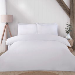 Muslin Duvet Set White Double - thumbnail 2