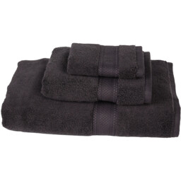Deluxe Grey Cotton Bath Towel