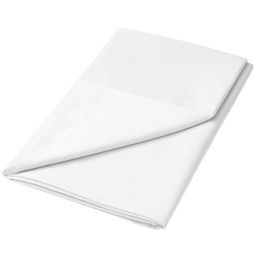 Helena Springfield Double White Plain Dye Flat Sheet