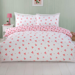 Lacey Design Duvet Set Pink Double - thumbnail 2