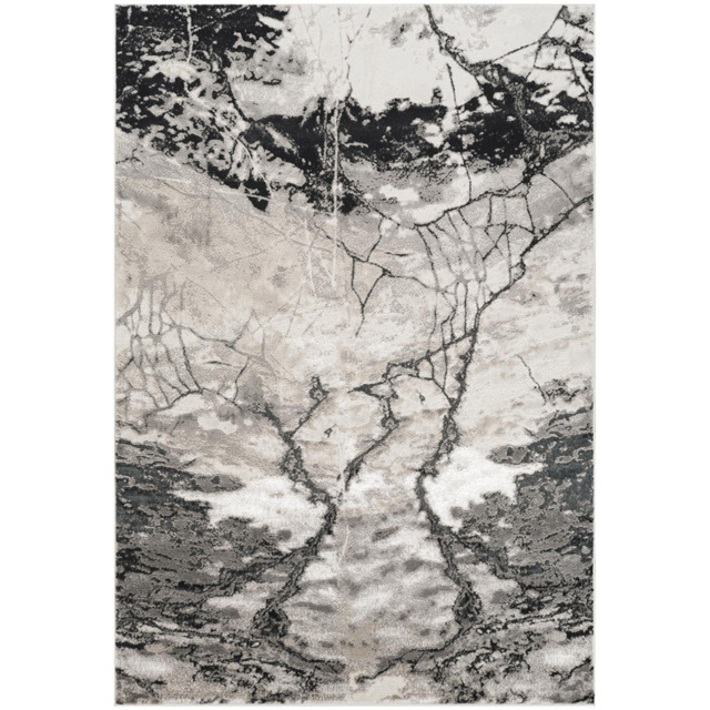 Desire Rugs Elysium Modern Abstract Metallic Sheen Huracan Grey Rug 160 x 230cm - image 1