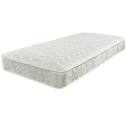 Starlight Beds White Small Single Hybrid Memory Foam and Open Coil Spring Mattress