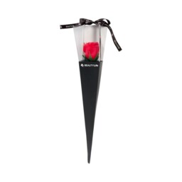 Artificial Single Stem Rose in Gift Box Red - thumbnail 1