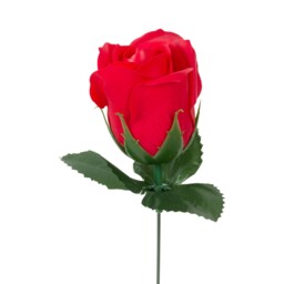 Artificial Single Stem Rose in Gift Box Red - thumbnail 3