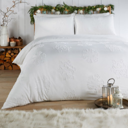 Duvet Day Snow Crystal Soft Touch Double Tufted Duvet Set
