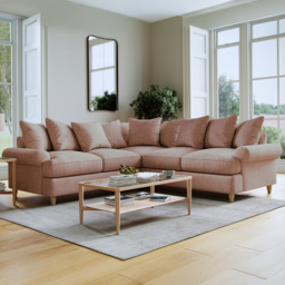 Clara Faro 14 Pink 4 Seater Agmamito Sofa