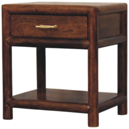 Artisan Furniture Regency Chestnut Single Drawer Single Shelf Solid Wood Nightstand - thumbnail 3