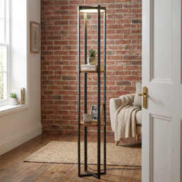 Harlow 2 Tier Shelf LED Floor Lamp - thumbnail 4
