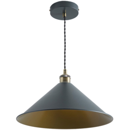 Kliving Derby Antique Brass Floor Lamp