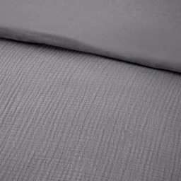 Cool Touch Cotton Duvet Set Grey Single - thumbnail 4