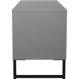 Crowndale Fluted 4 Drawer Dusk Grey Bed Box Ready Assembled - thumbnail 3