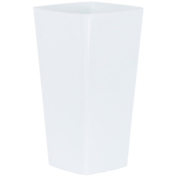 Wham Studio Ice White Tall Square Plastic Planter 16cm 3 Pack - thumbnail 4