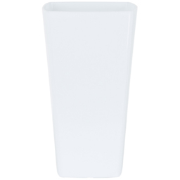 Wham Studio Ice White Tall Square Plastic Planter 16cm 3 Pack - thumbnail 3
