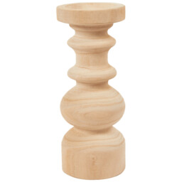 Amalie Natural Wooden Candle Holder