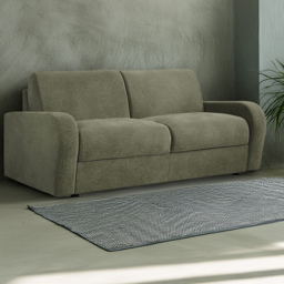 Jay-Be Deco 3 Seater Cosy Chenille Hedge Sofa Bed with e-Sprung Mattress - thumbnail 1