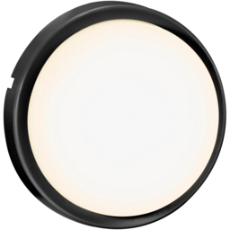 Nordlux Cuba Round Black Garden Wall Light - thumbnail 4
