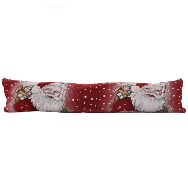 Noel Square Santa Gifts Draught Excluder 24 x 90cm - image 1