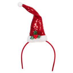 Christmas Red Sequin Skirt and Headband Set - thumbnail 3