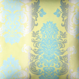 Intimates Glitter Damask Green Filled Cushion 43 x 43cm 2 Pack - thumbnail 2