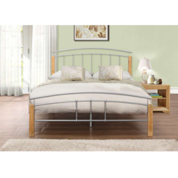 Tetras Silver King Size Bed Frame - thumbnail 4