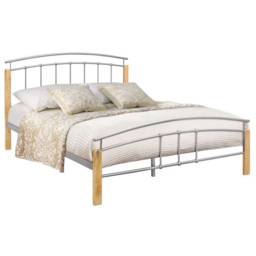Tetras Silver King Size Bed Frame - thumbnail 2