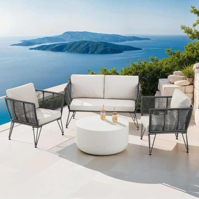 tectake Sundo 4 Seater Garden Furniture Set - image 1