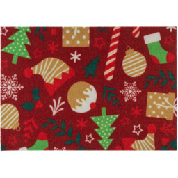 JVL 40 x 57cm Candy Lane Entrance Doormat - thumbnail 1