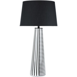 Verena Black and White Table Lamp