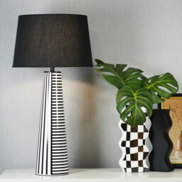 Verena Black and White Table Lamp - thumbnail 4